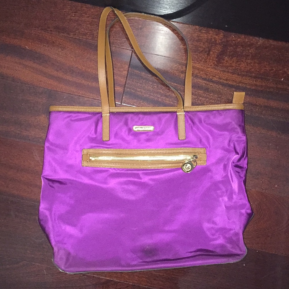 Michael Kors Purple Tote Bag